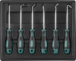 Набор крючков для демонтажа уплотнительных колец, 6 предметов - фото 44034