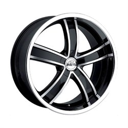 ANTERA  381  10,0\R22 5*130 ET54  d71,6  Diamond Black Front and Lip Polished  [381 102 B13] - фото 61077