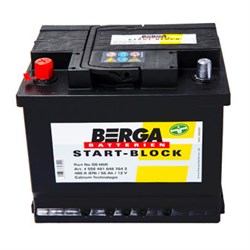 Aккумулятор BERGA Startblock 56А/ч обратная полярность - фото 7242