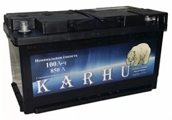 Aккумулятор KARHU 190А/ч обратная полярность - фото 7280