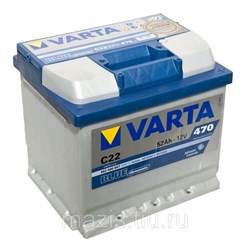 Aккумулятор VARTA Blue Dynamic 52А/ч обратная полярность - фото 7316