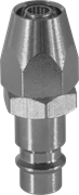Штуцер для быстросъемных соединений, тип "ЕВРО", с установочной частью для шлангов 6.5х10 мм