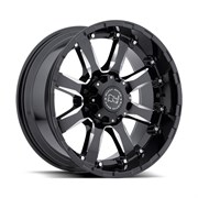 BLACK RHINO  Sierra  9,0\R18 8*165 ET12  d120  Gloss Black Mirror Machine Cut Lip  [1890SRA128165B22]