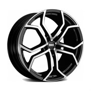 FONDMETAL  9XR  9,0\R20 5*108 ET40  d63,4  Black Polished  [9XR J9020405108FNA2]